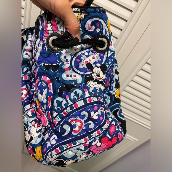 Vera Bradley & Disney Mickey’s Whimsical Paisley Iconic Glenna Satchel EUC - Picture 7 of 9